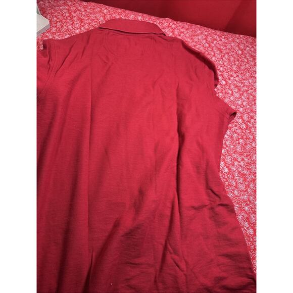 IZOD Men's Advantage Short Sleeve Red & Green Polo Lot Medium V1 - Picture 7 of 7